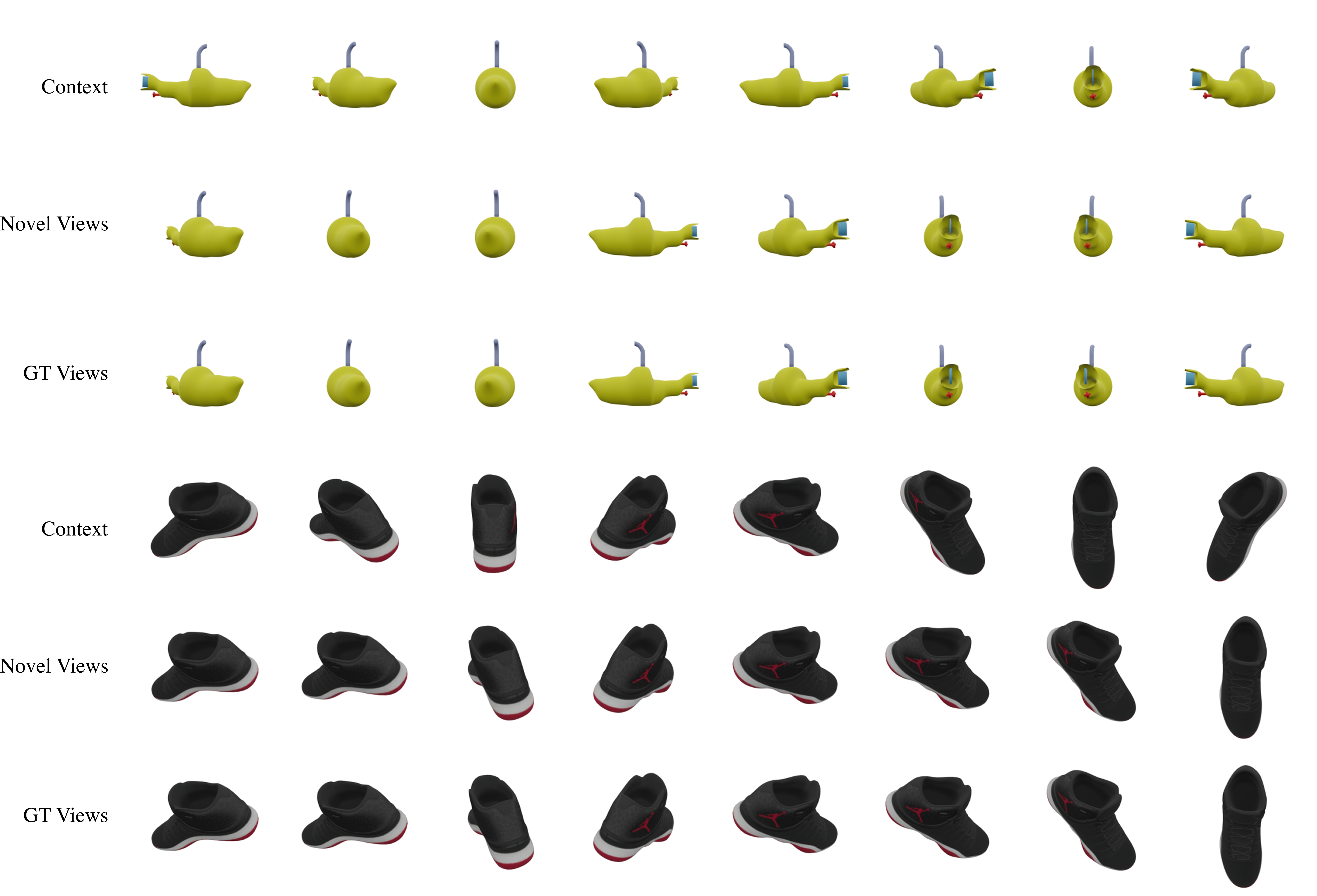 Objaverse qualitative results